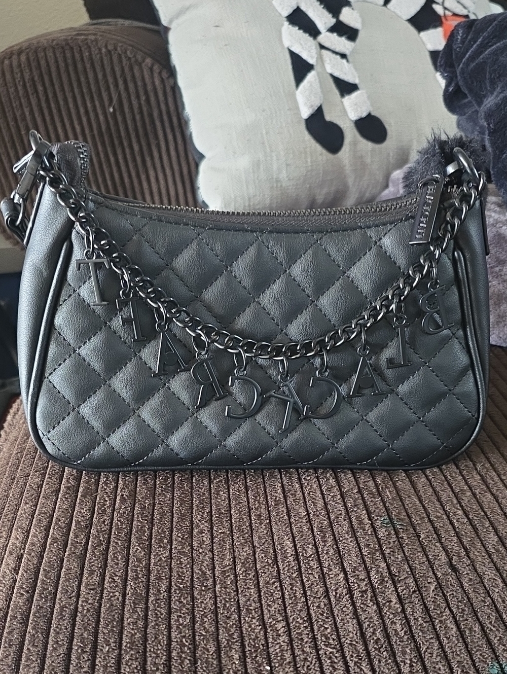 Black Craft Quilted Purse